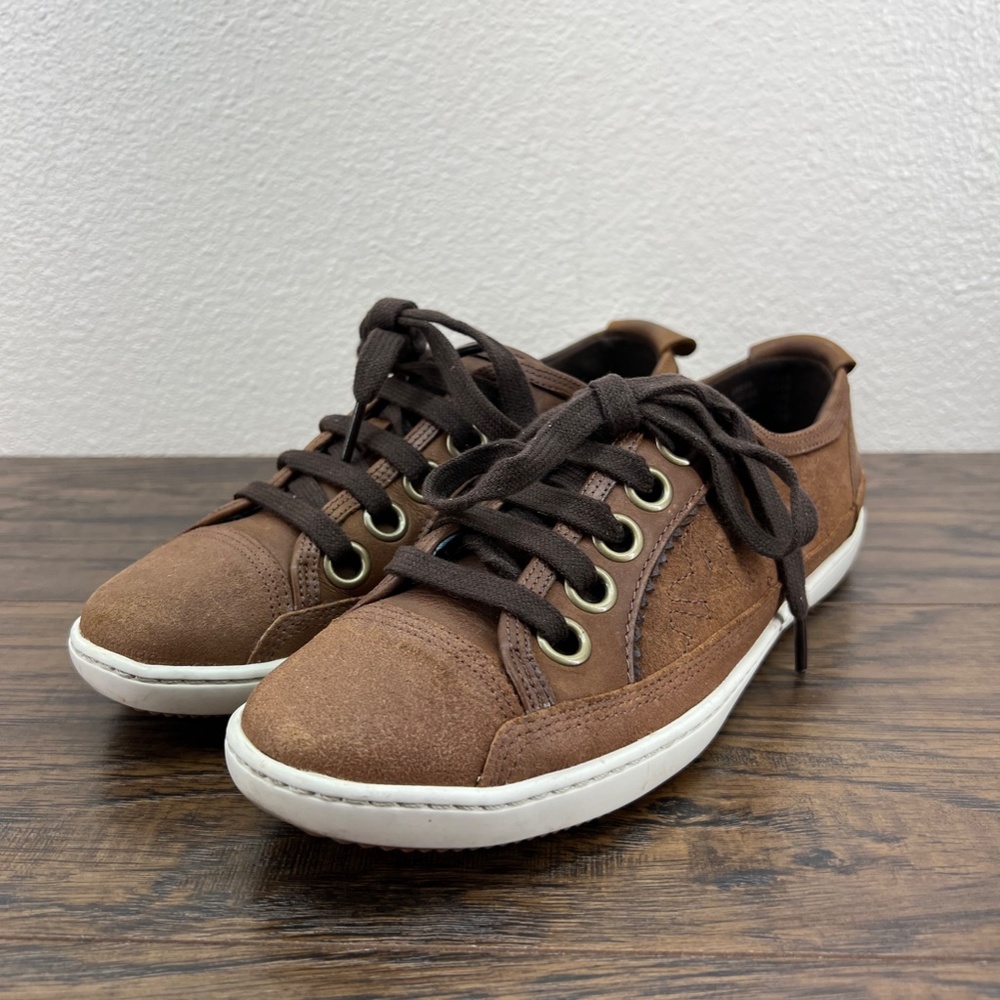 Timberland EarthKeepers Brown Leather Lace Up Oxfords Casual Shoes Size 7.5M